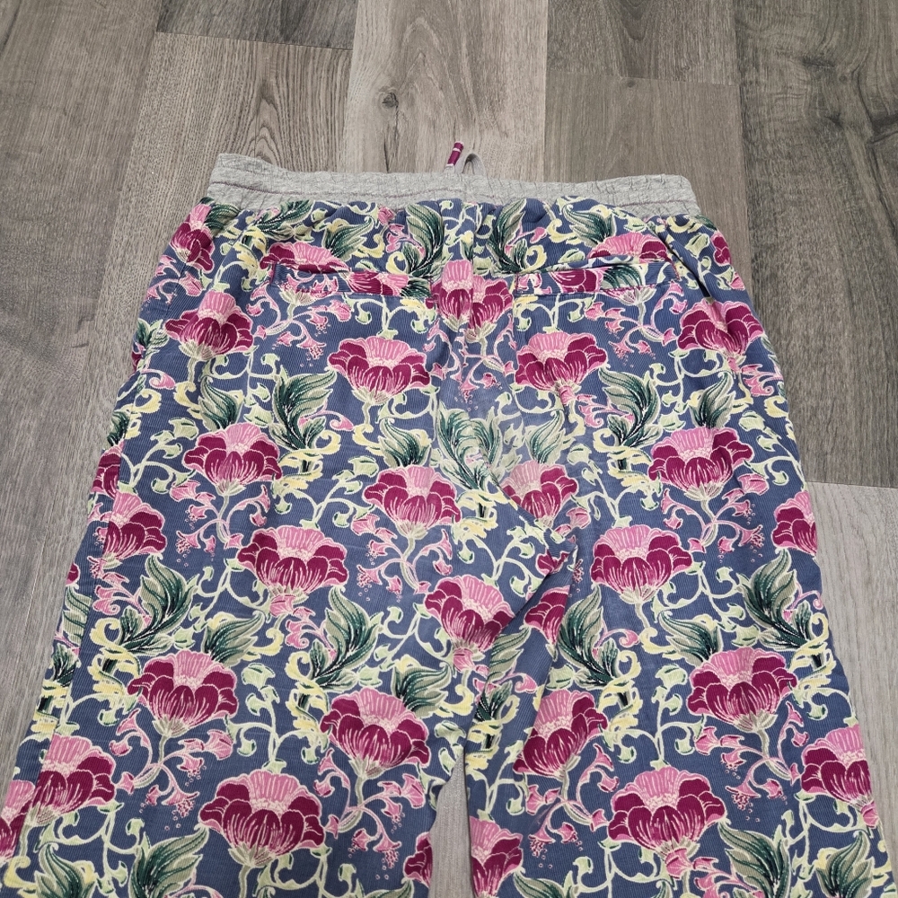 Anthropologie Eloise Floral Wide-Leg Lounge Pants Cotton Modal Boho Relaxed Fit - Picture 8 of 13